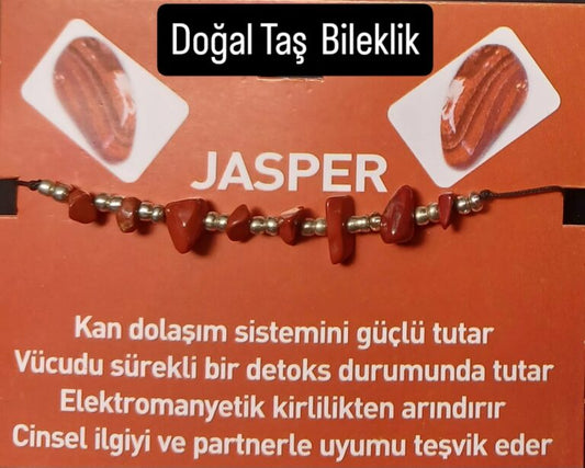 T 7 -  Jasper Doğal Taş Bileklik